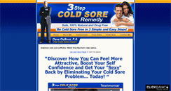 Desktop Screenshot of 3stepcoldsoreremedy.com